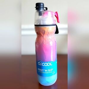 02Cool Mist N Sip Water Bottle NEW Pink, Orange, and Blue 20oz